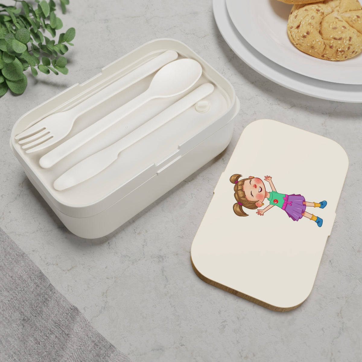 Ela Character Bento Lunch Box, Roots & Talks - product photo 4