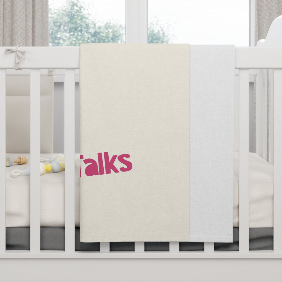 Defne Character Soft Fleece Baby Blanket, Roots & Talks