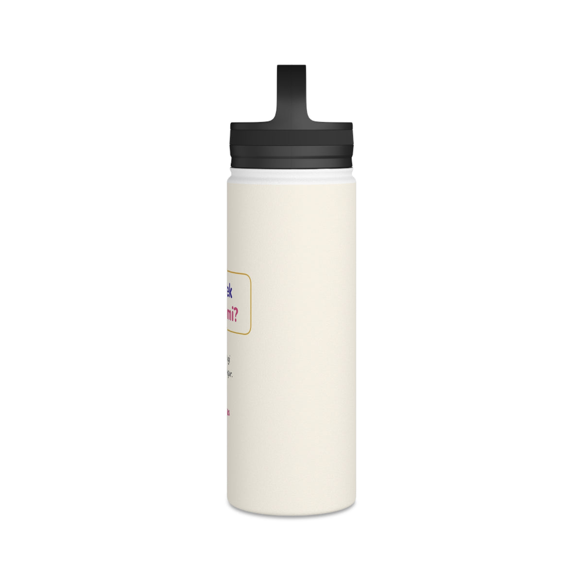 Yemek Yedin Mi? Stainless Steel Water Bottle, 18 oz, Roots & Talks - product photo 4