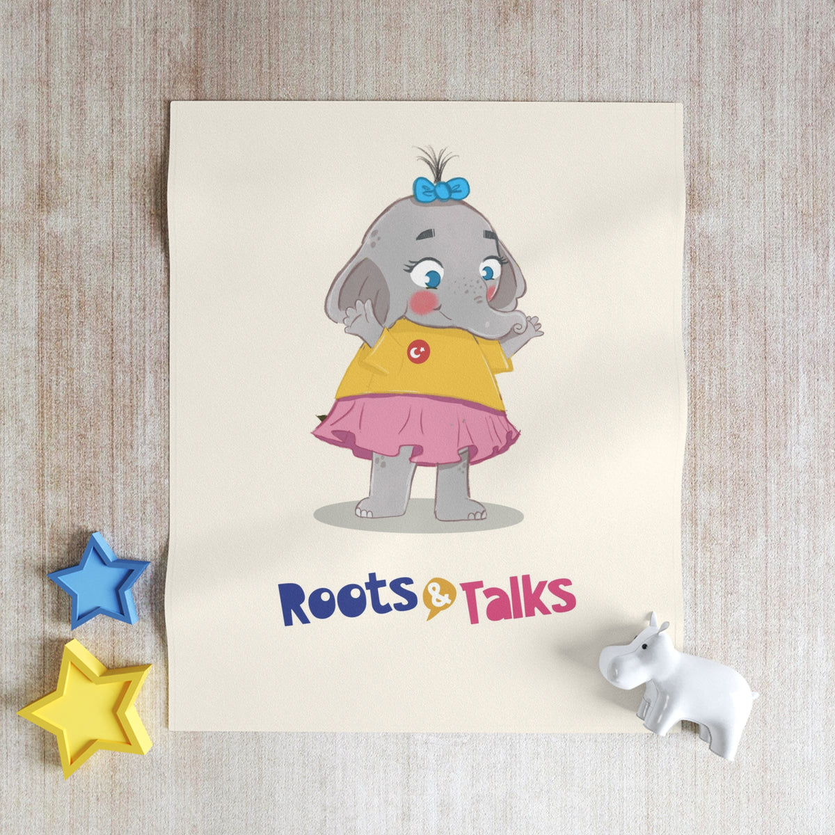 Filiz Elephant Throw Blanket, Roots & Talks - product photo 4