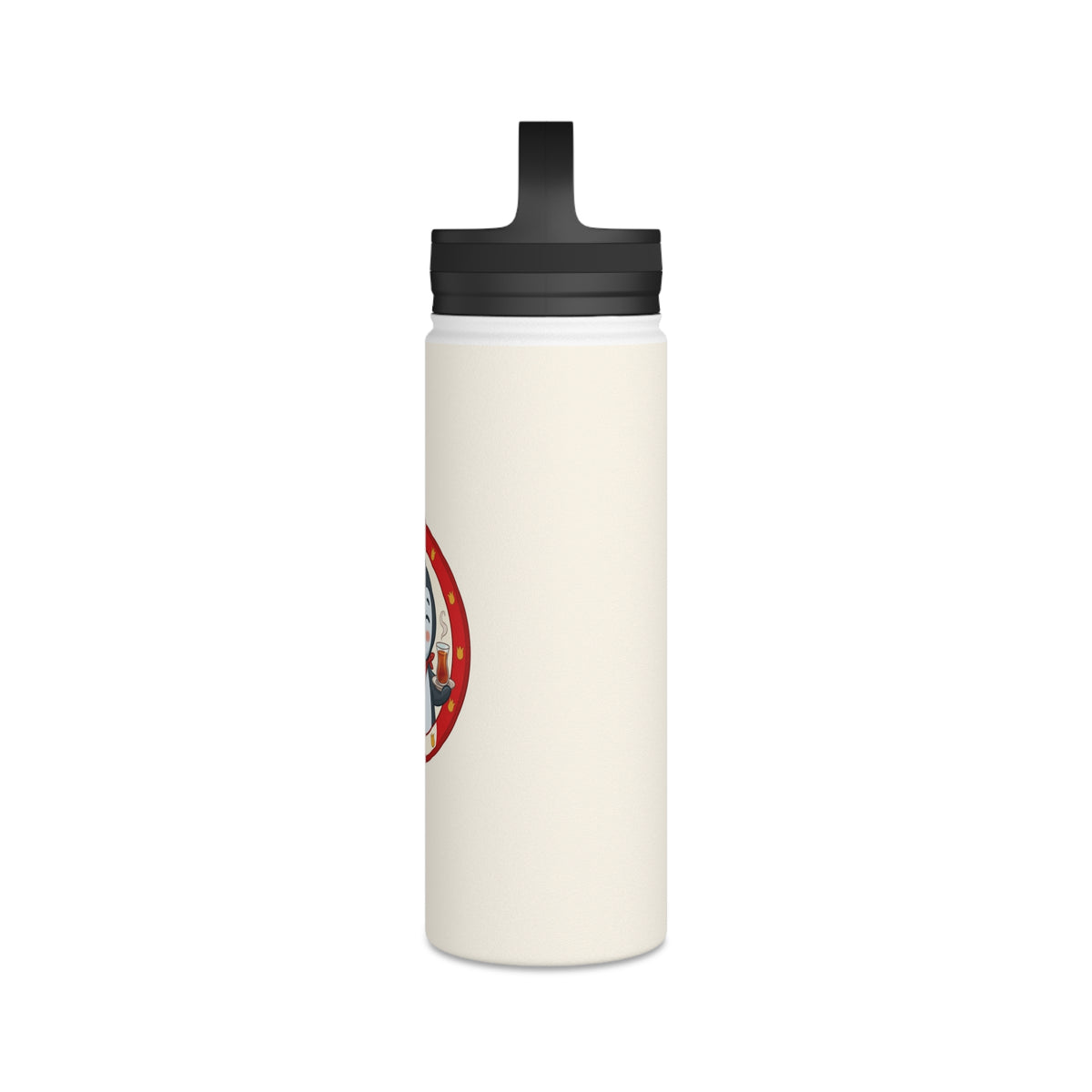 Simit and Tea Badge Stainless Steel Water Bottle, 18 oz, Roots & Talks - product photo 4