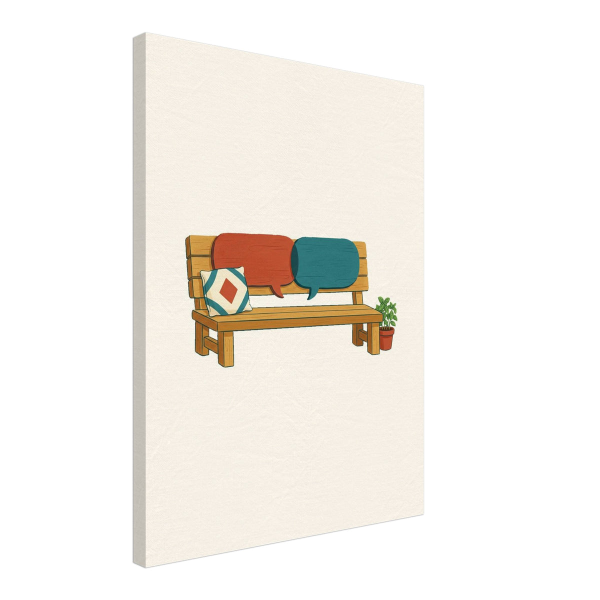 Room for One More Word Canvas Print, Roots & Talks - canvas photo 6