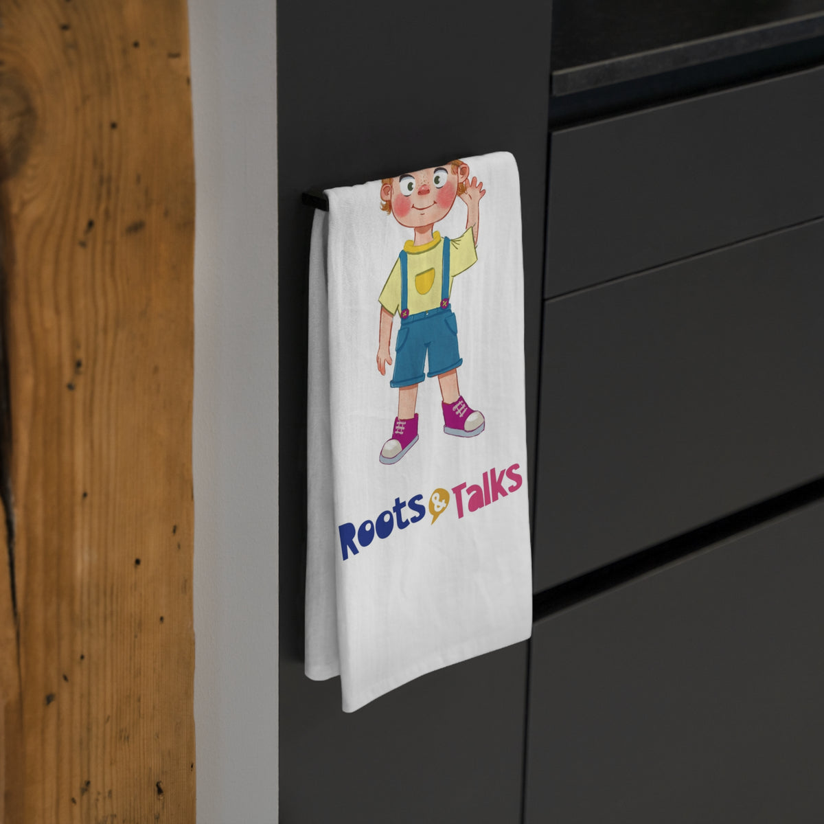 Giray Character Cotton Tea Towel, Roots & Talks - product photo 4
