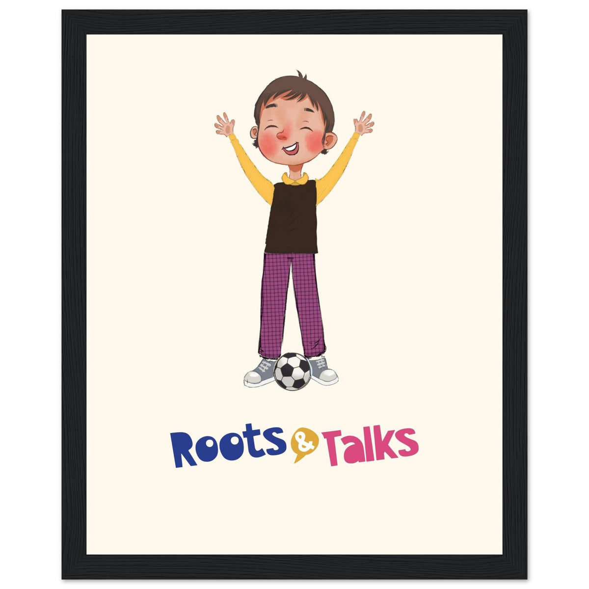 Gazi Character Framed Portrait Poster, Roots & Talks - framed poster photo 6