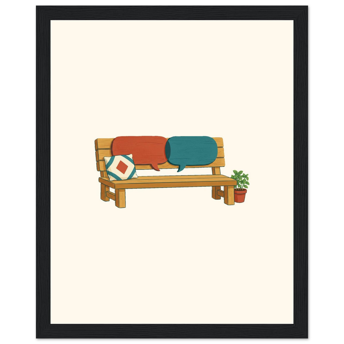 Room for One More Word Framed Portrait Poster, Roots & Talks - framed poster photo 6