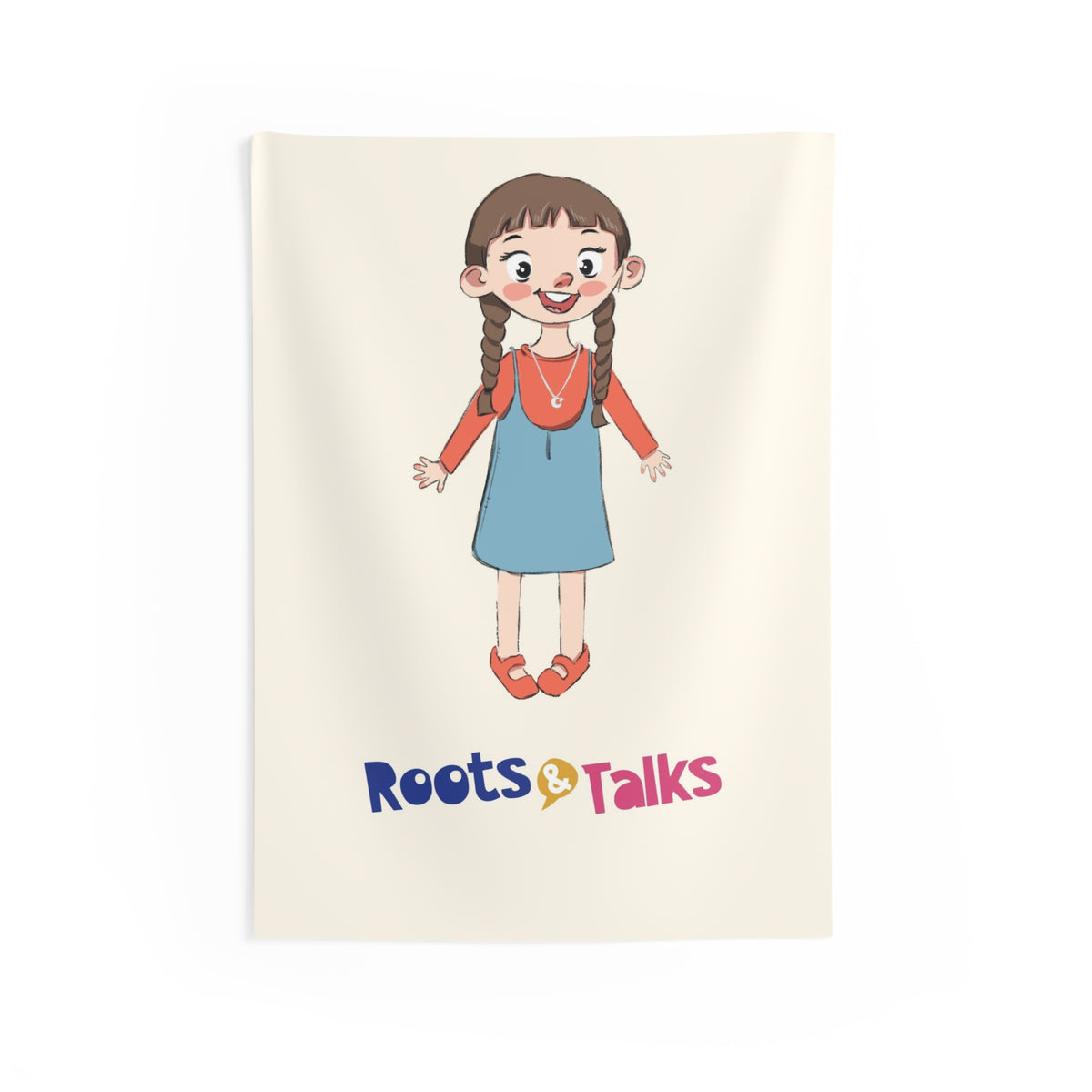 Eylül Character Indoor Wall Tapestry, 26 × 36 in, Roots & Talks - product photo 1