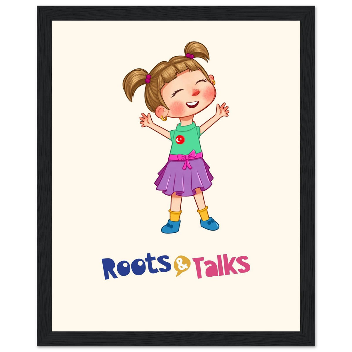 Ela Character Framed Portrait Poster, Roots & Talks - framed poster photo 6