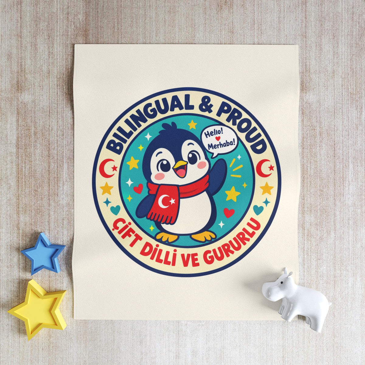 Bilingual & Proud Throw Blanket, Roots & Talks - product photo 4