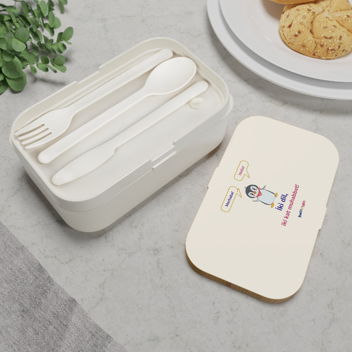İki Dil, İki Kat Muhabbet Bento Lunch Box, Roots & Talks - product photo 4