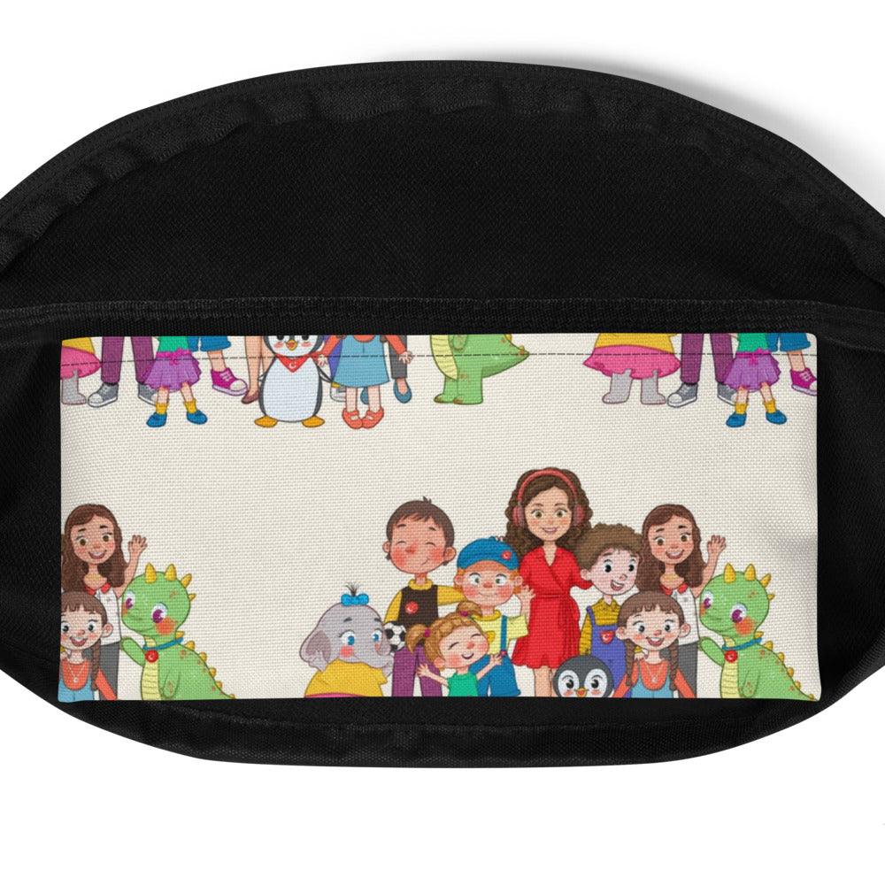 All the Characters Together All-Over Print Fanny Pack, Roots & Talks - product photo