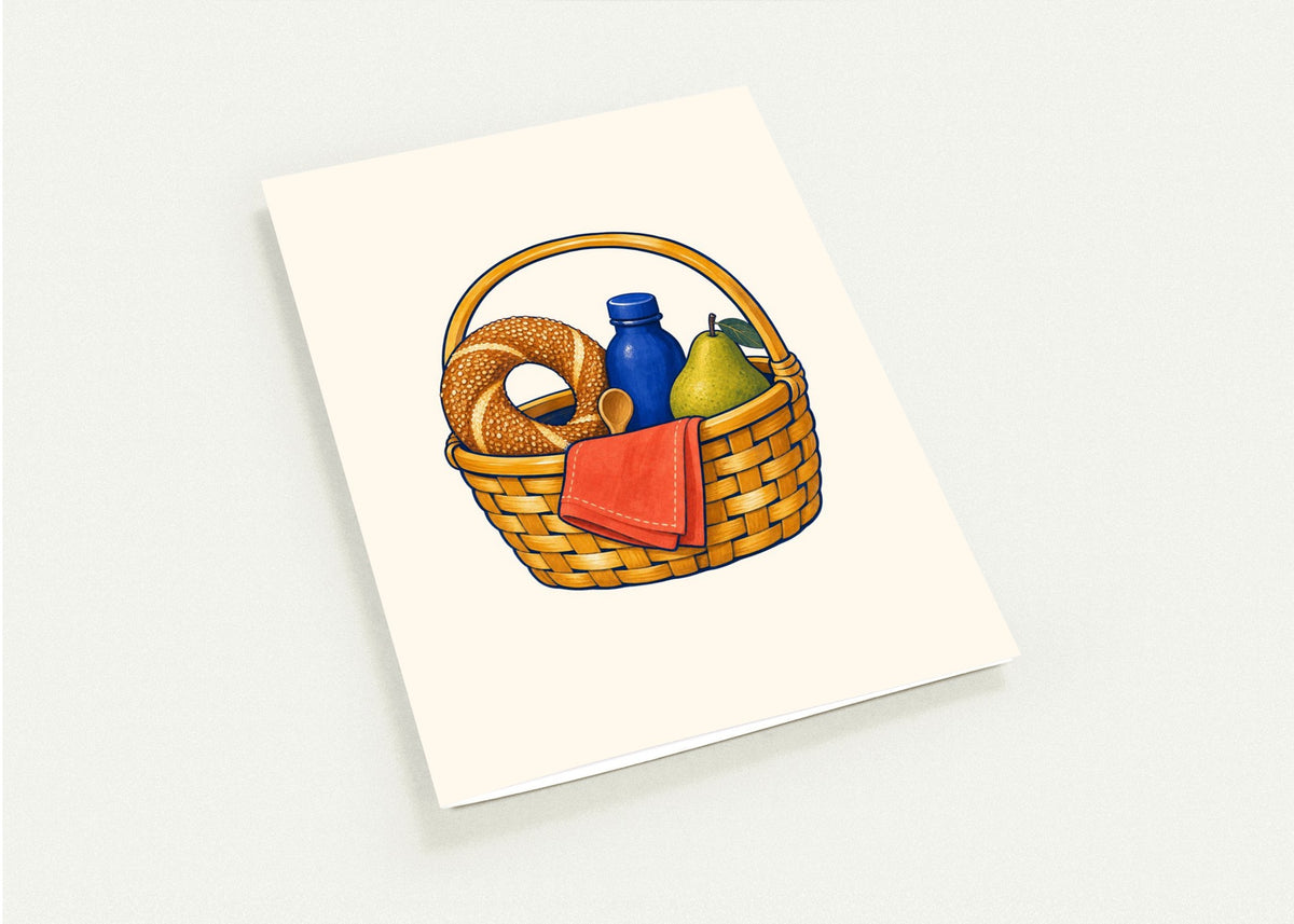 Picnic Basket Greeting Cards, Pack of 10, Roots & Talks - greeting card photo 1