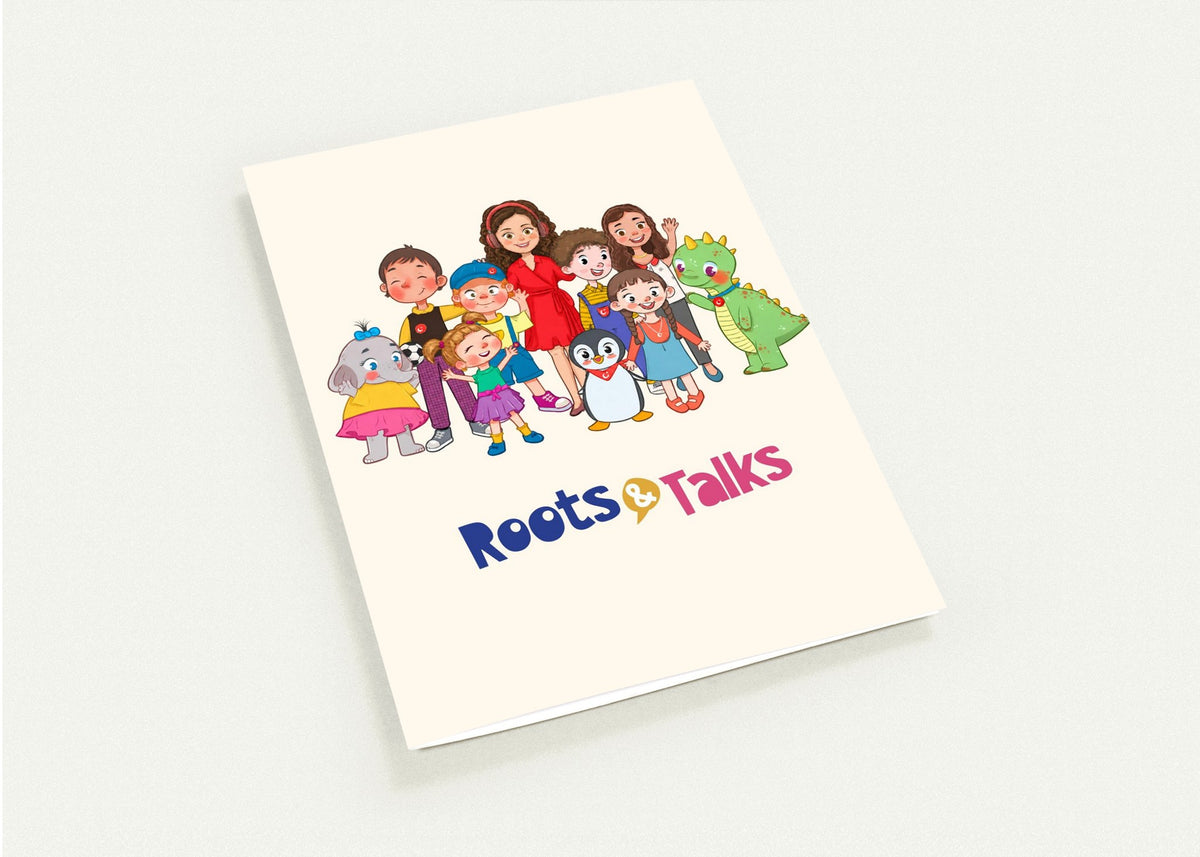 All the Characters Together Greeting Cards, Pack of 10, Roots & Talks - greeting card photo 1