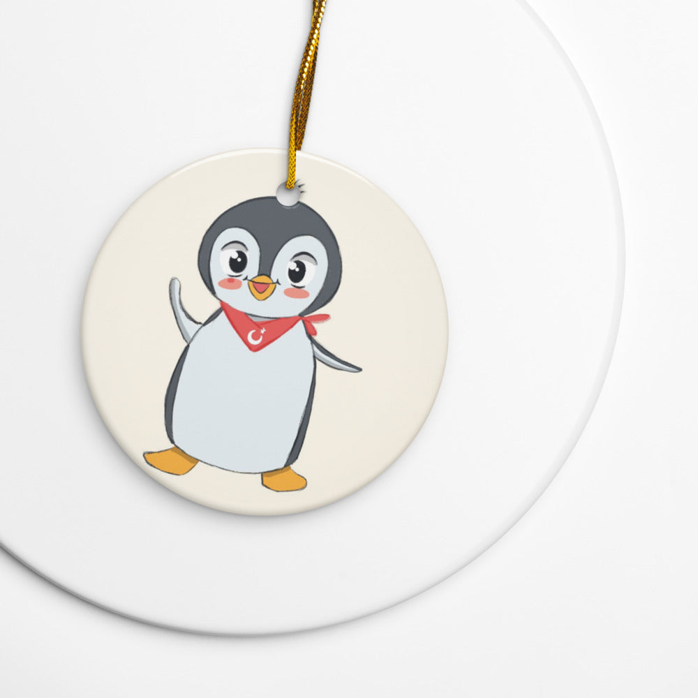 Pingucan Penguin Ceramic Ornament, Roots & Talks - lifestyle photo 1