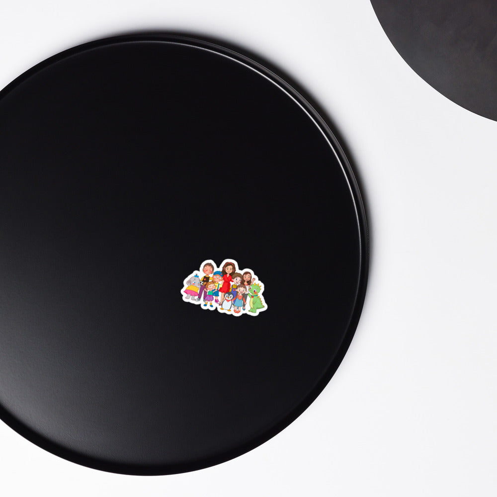 All the Characters Together Die-Cut Magnet, Roots & Talks - lifestyle photo 2