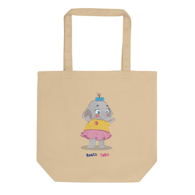Filiz Elephant Organic Cotton Tote Bag, Roots & Talks - product photo