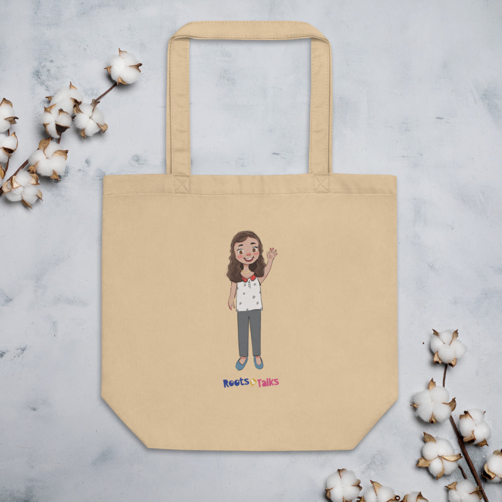 Defne Character Organic Cotton Tote Bag, Roots & Talks - lifestyle photo 1