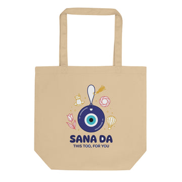 Sana Da Organic Cotton Tote Bag, Roots & Talks - product photo