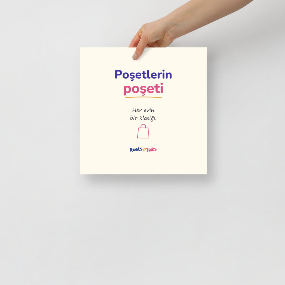 Poşetlerin Poşeti Matte Paper Poster, Roots & Talks - lifestyle photo 2