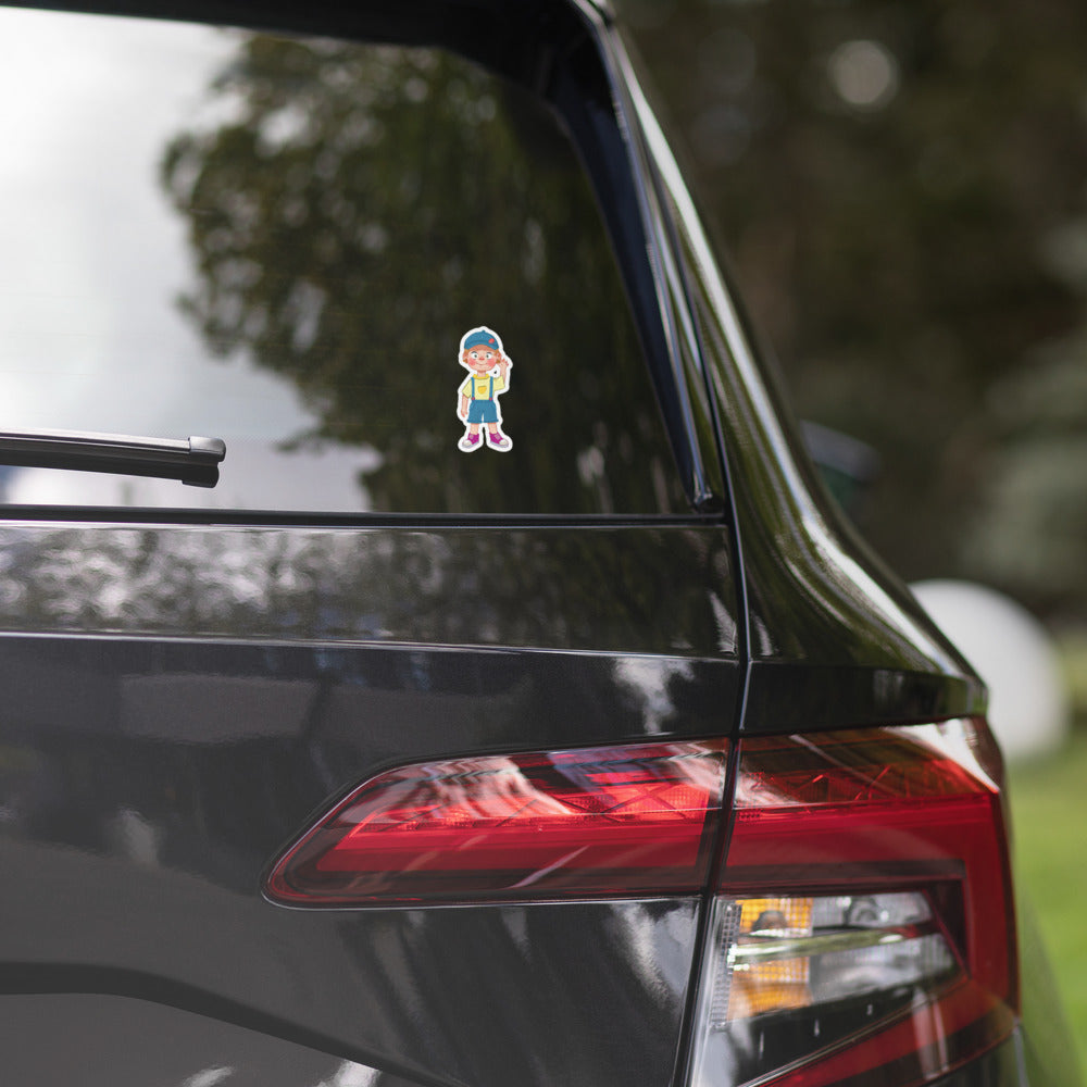 Giray Character Kiss-Cut Sticker, Roots & Talks - lifestyle photo 2
