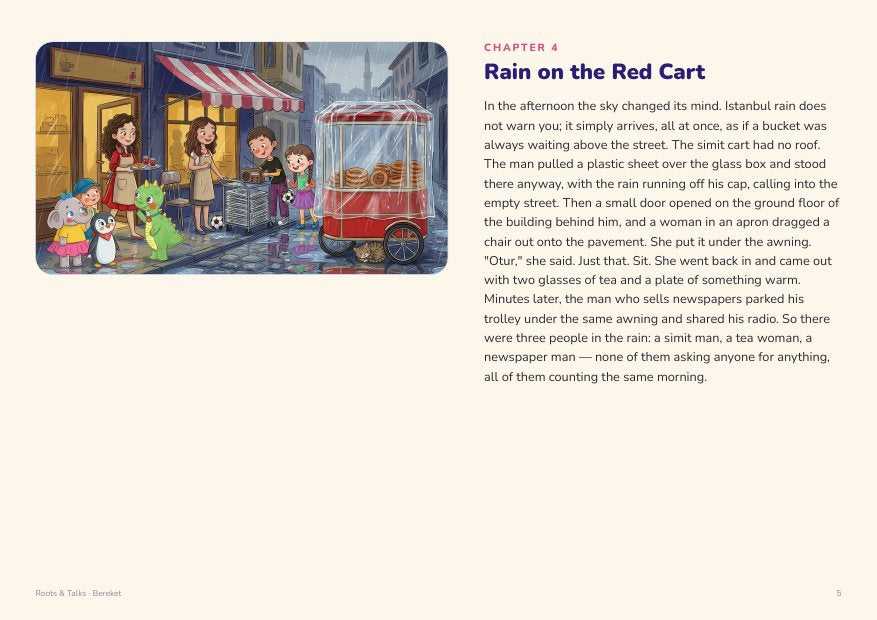 Another page of the Bereket picture book