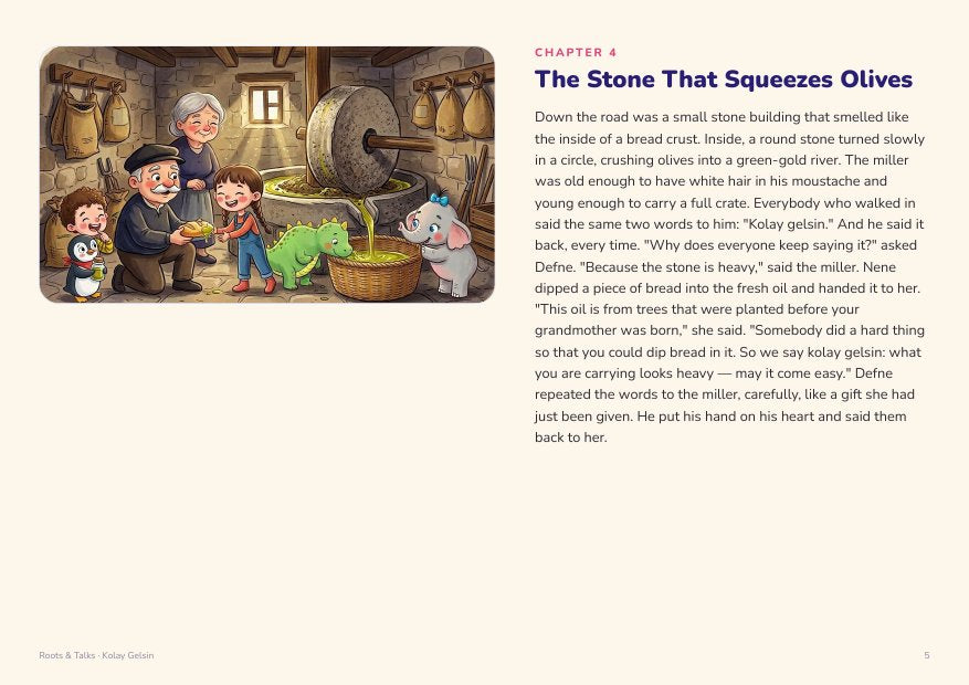 Another page of the Kolay Gelsin picture book