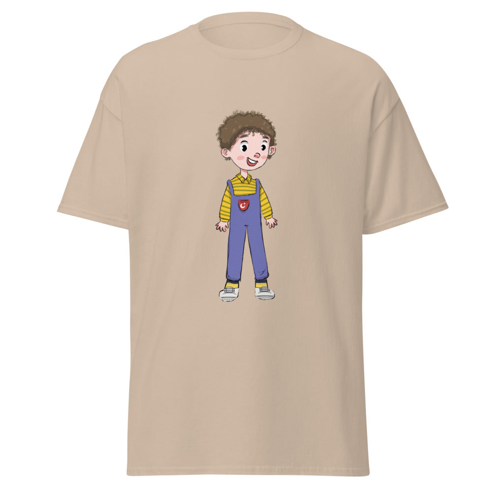 Ahmet Character Unisex Classic T-Shirt, Roots & Talks - Sand