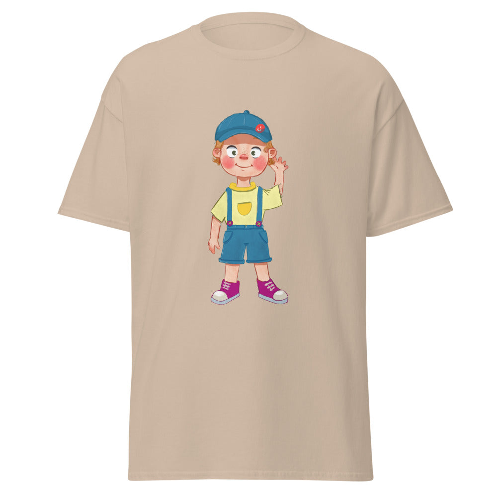 Giray Character Unisex Classic T-Shirt, Roots & Talks - Sand