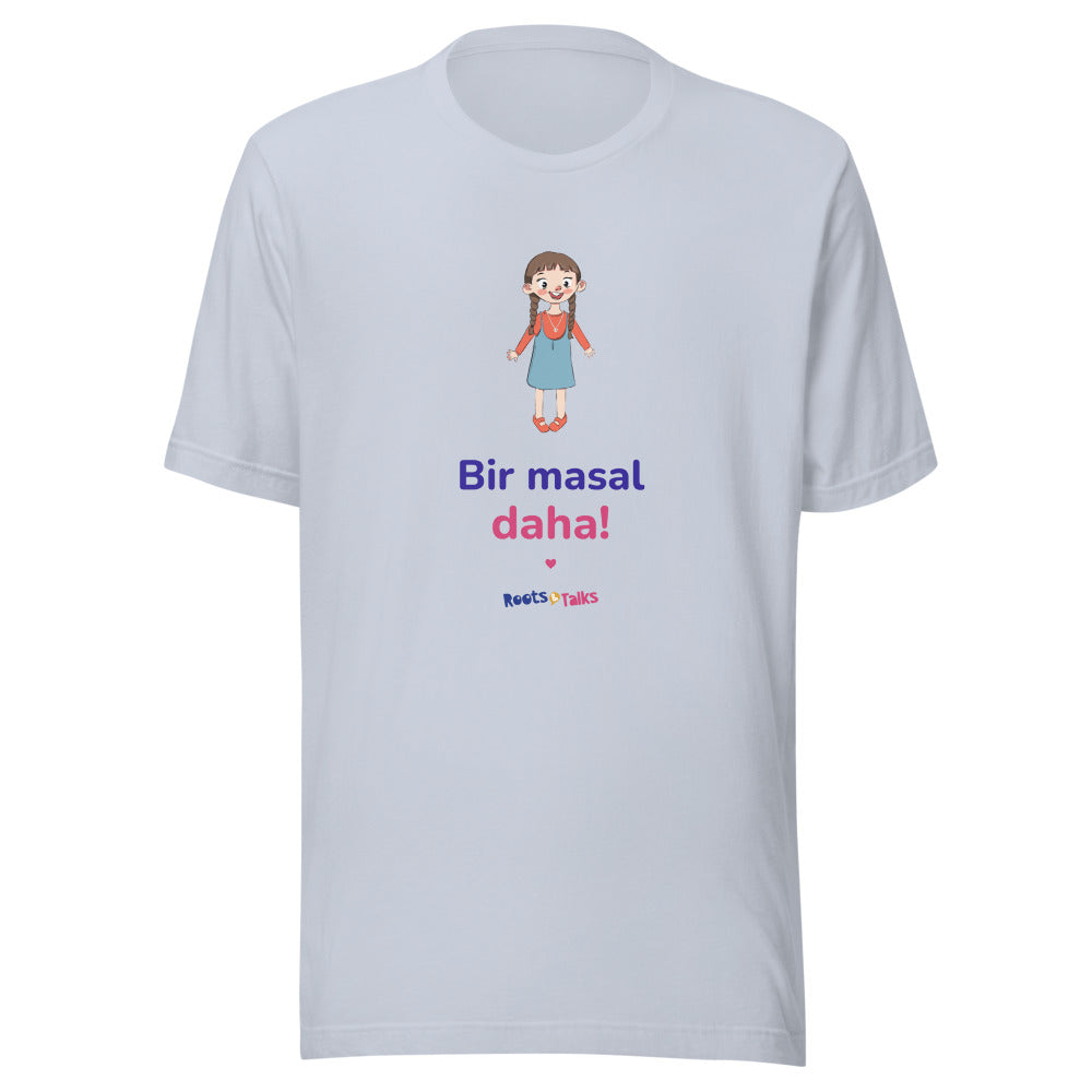 Bir Masal Daha Unisex T-Shirt, Roots & Talks - Light Blue