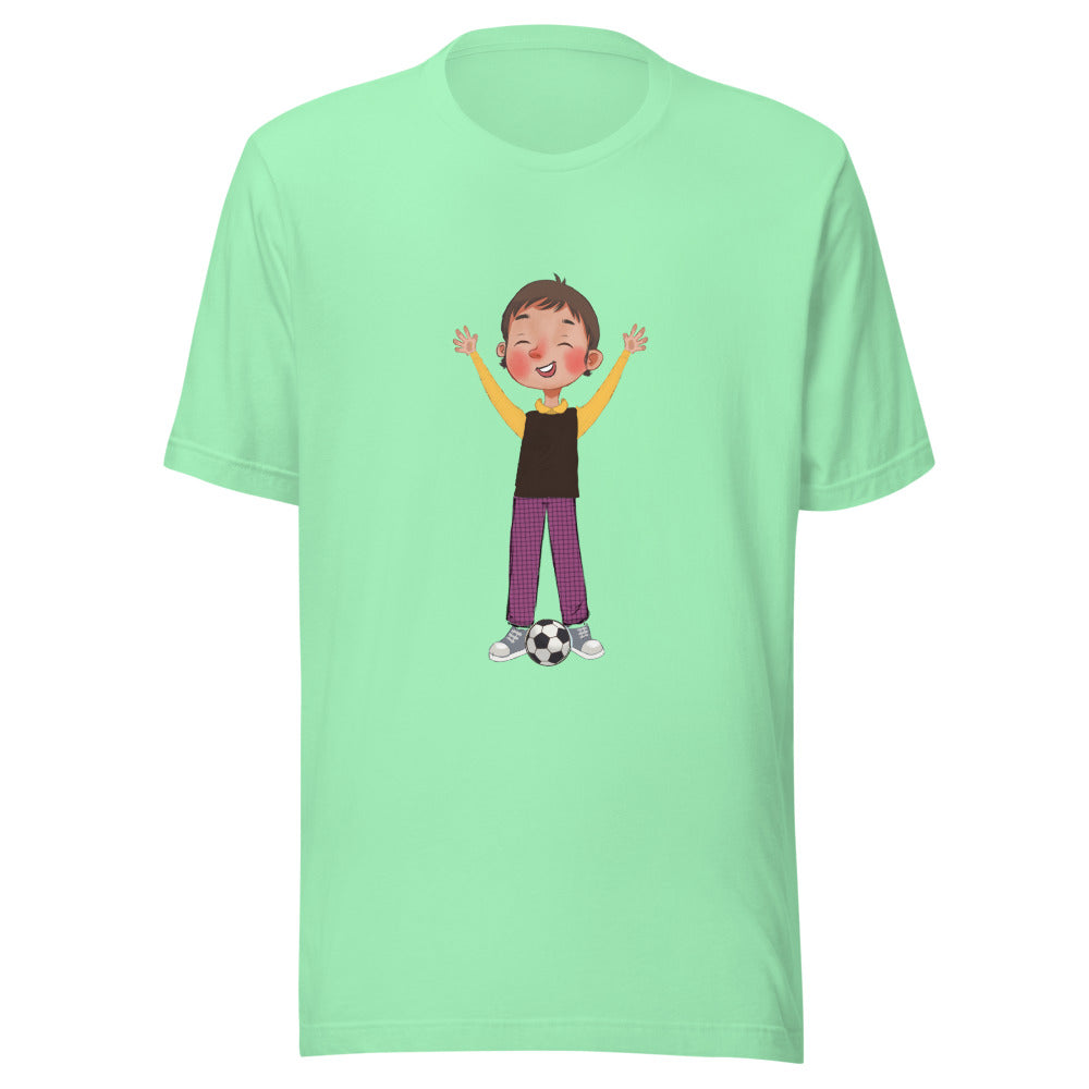 Gazi Character Unisex T-Shirt, Roots & Talks - Mint