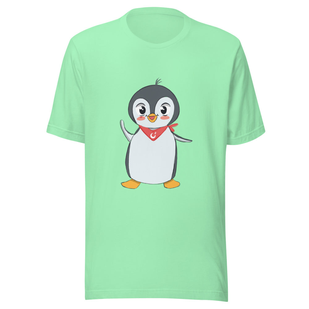 Pingucan Penguin Unisex T-Shirt, Roots & Talks - Mint
