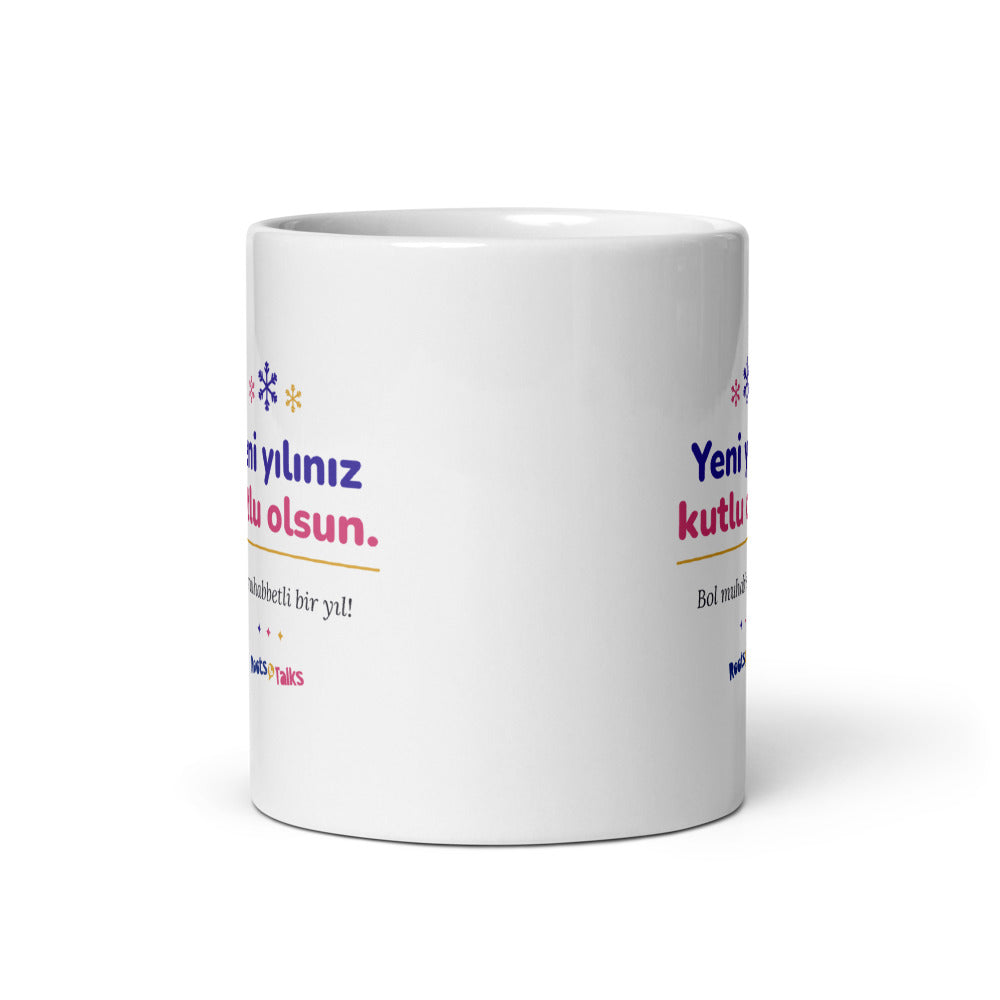 Yeni Yılınız Kutlu Olsun Mug, 11 oz, Roots & Talks - Front view