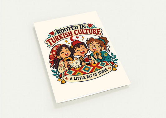 Rooted in Turkish Culture Greeting Cards, Pack of 10, Roots & Talks - greeting card photo 1