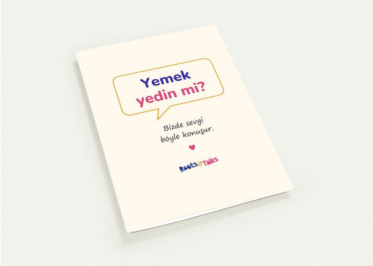 Yemek Yedin Mi? Greeting Cards, Pack of 10, Roots & Talks - greeting card photo 1