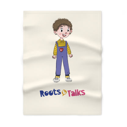 Ahmet Character Soft Fleece Baby Blanket, Roots & Talks - product photo 1