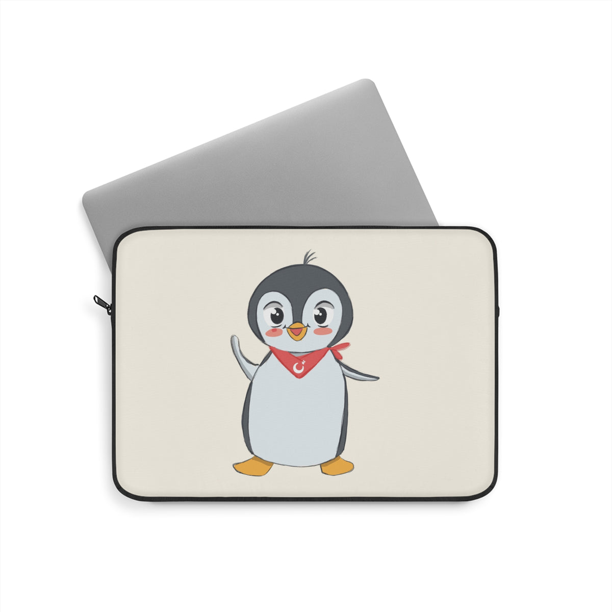 Pingucan Penguin Laptop Sleeve, 13 in, Roots & Talks - product photo 2