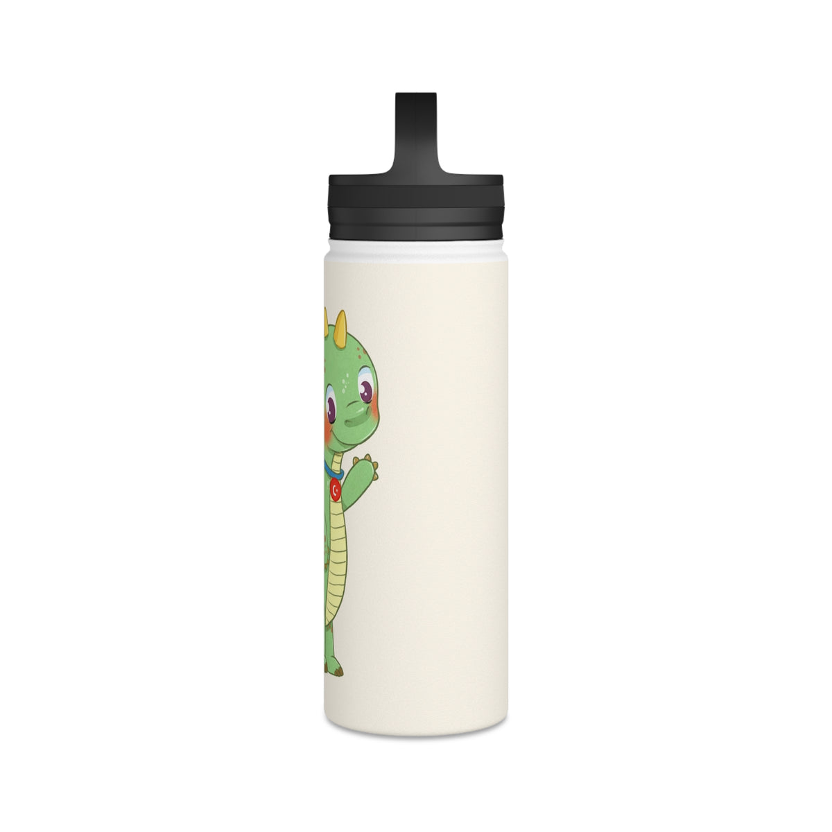 Dino Dinosaur Stainless Steel Water Bottle, 18 oz, Roots & Talks - product photo 4