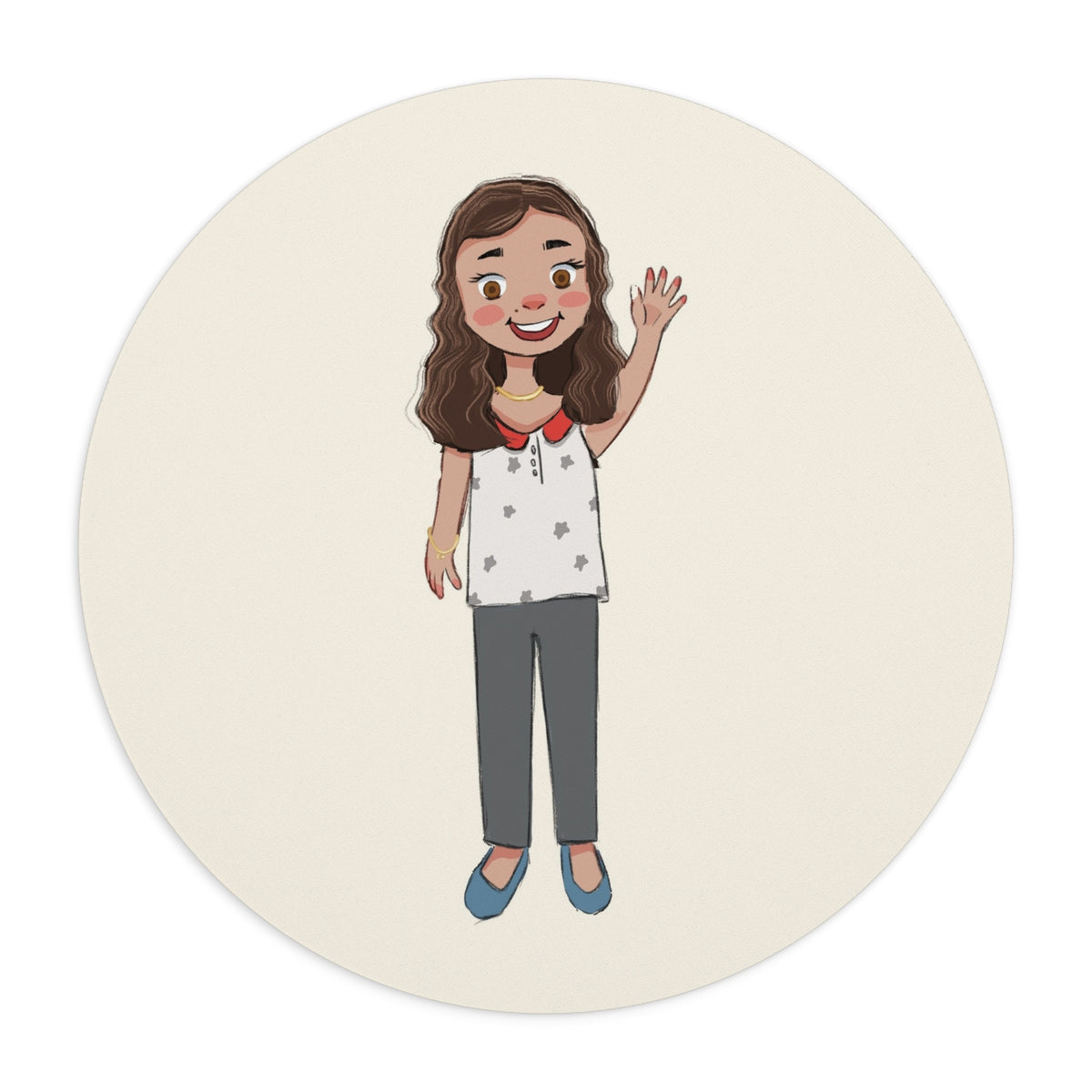 Defne Character Mouse Pad, Roots & Talks - product photo 1