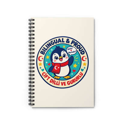 Bilingual & Proud Spiral Notebook, Roots & Talks - product photo 1