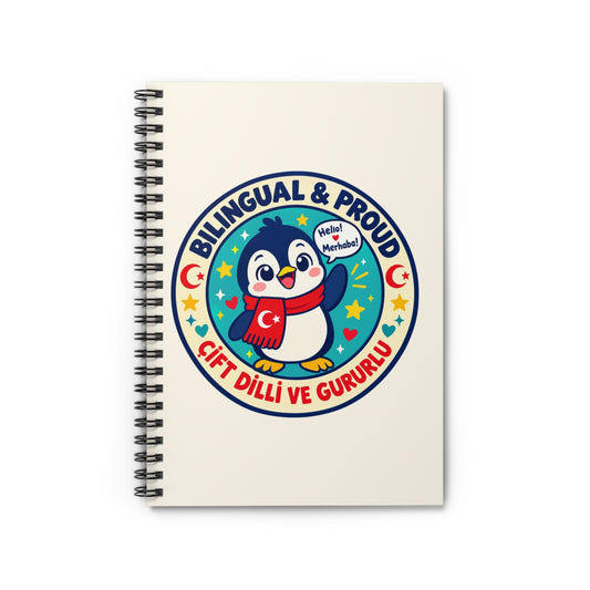 Bilingual & Proud Spiral Notebook, Roots & Talks - product photo 1