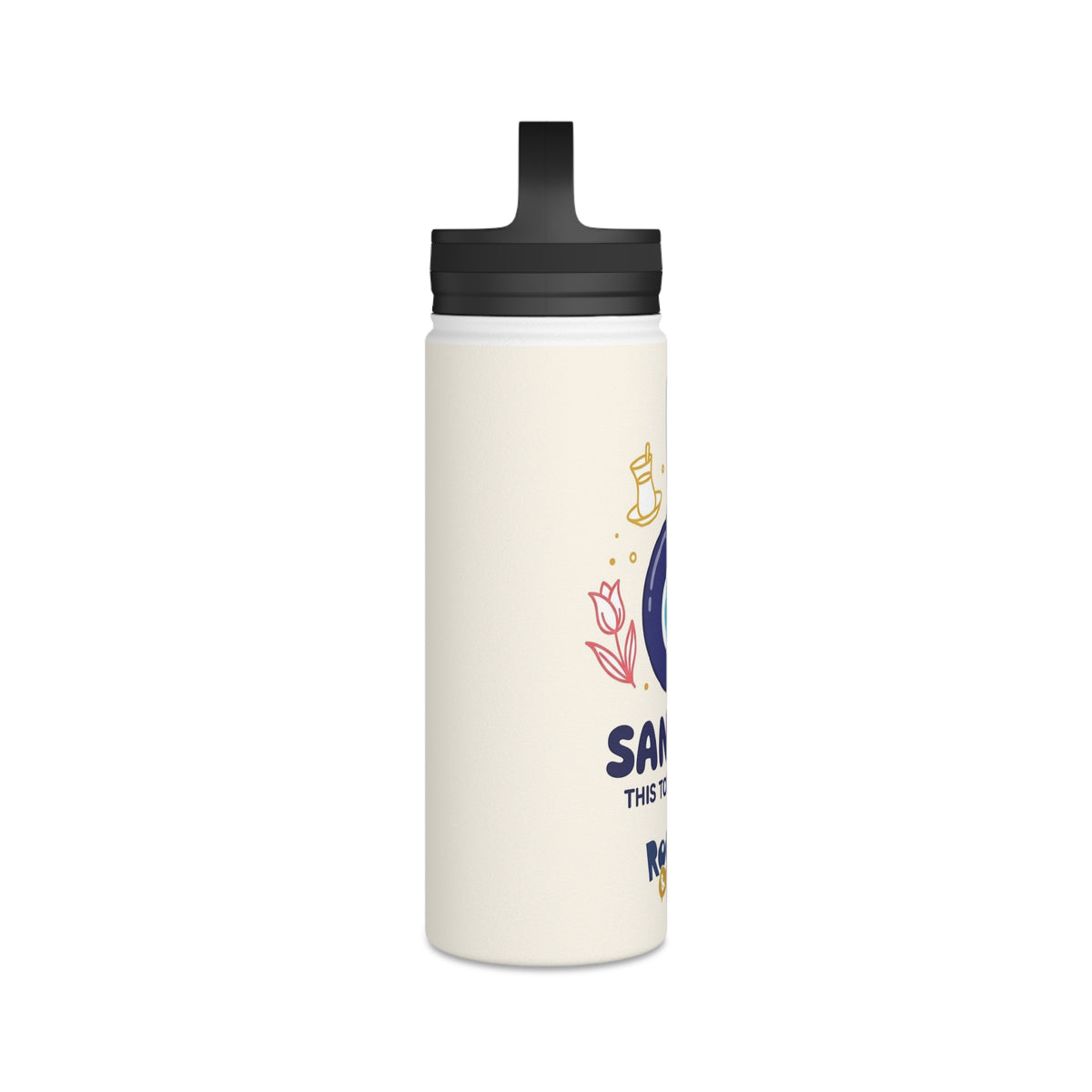 Sana Da Stainless Steel Water Bottle, 18 oz, Roots & Talks - product photo 3