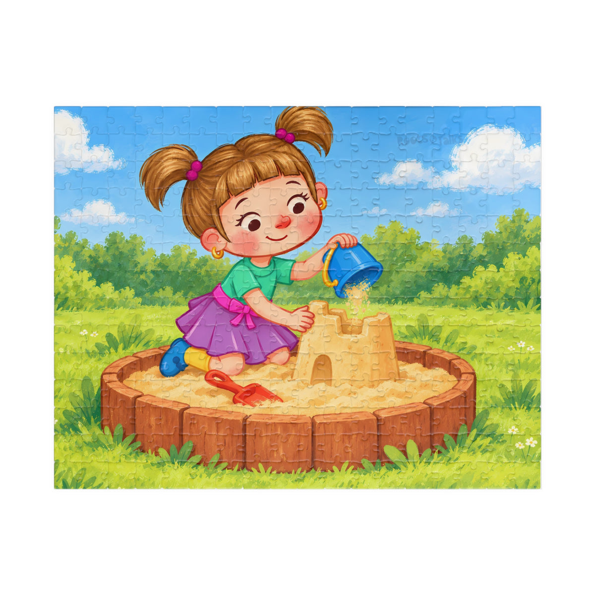 Sandcastle Day Jigsaw Puzzle, Roots & Talks - product photo 1