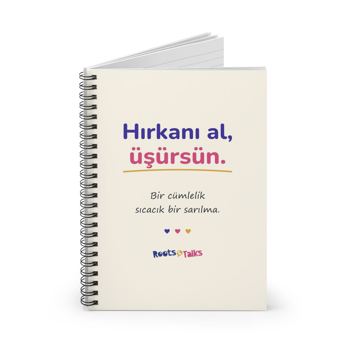 Hırkanı Al, Üşürsün Spiral Notebook, Roots & Talks - product photo 2