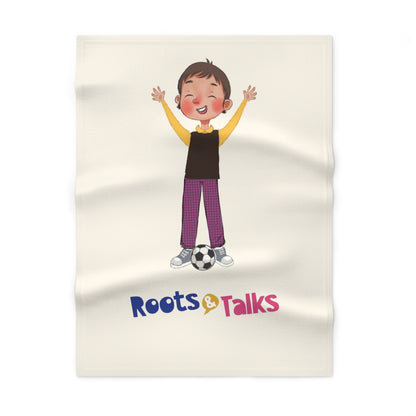 Gazi Character Soft Fleece Baby Blanket, Roots & Talks - product photo 1