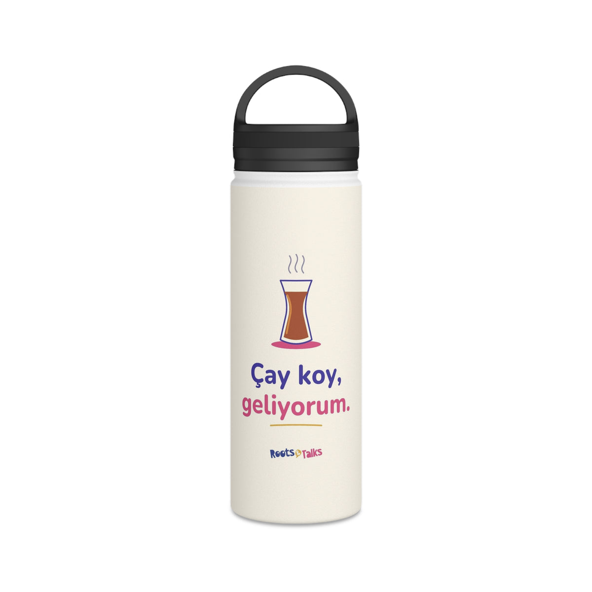Çay Koy, Geliyorum Stainless Steel Water Bottle, 18 oz, Roots & Talks - product photo 1