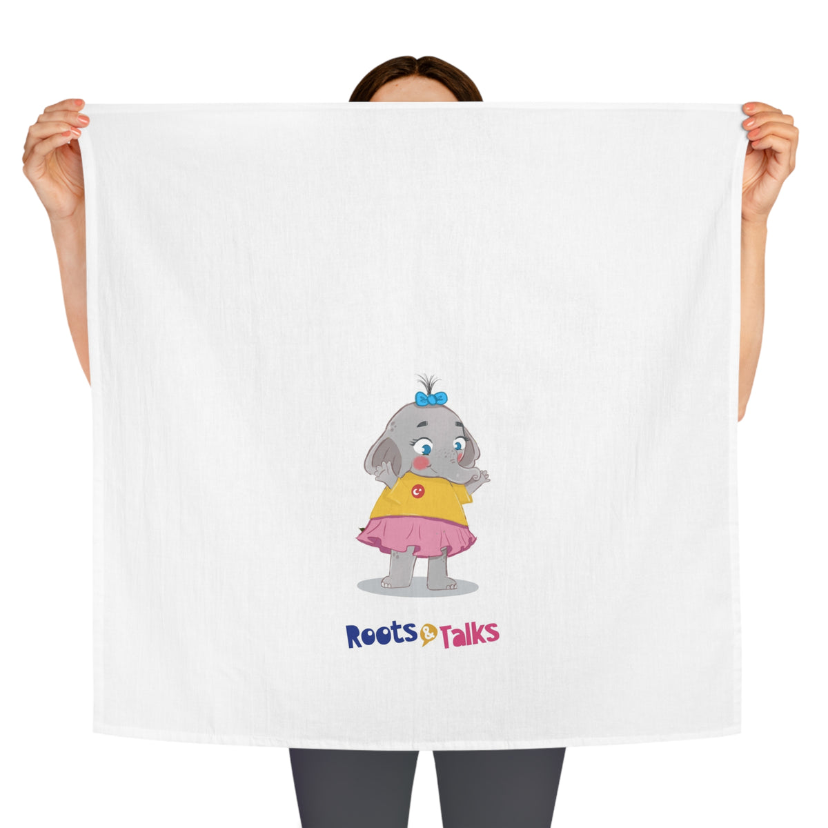 Filiz Elephant Cotton Tea Towel, Roots & Talks - product photo 3