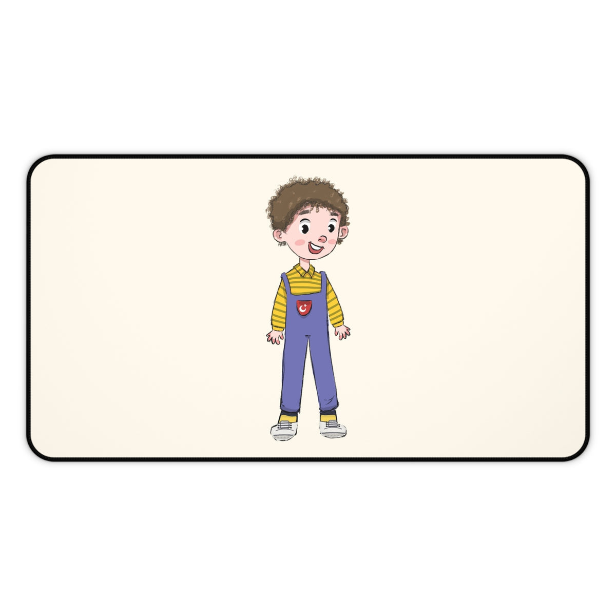 Ahmet Character Neoprene Desk Mat, 12 × 22 in, Roots & Talks - product photo 1