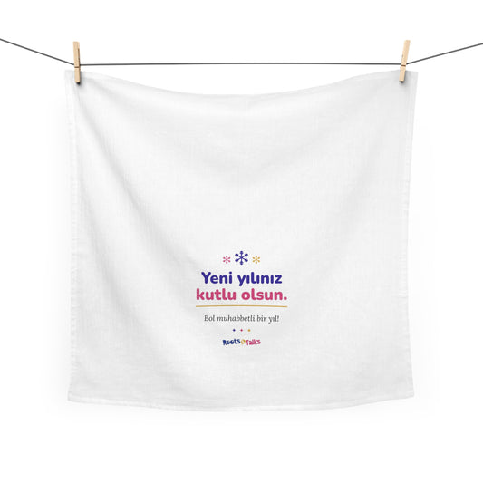 Yeni Yılınız Kutlu Olsun Cotton Tea Towel, Roots & Talks - product photo 2