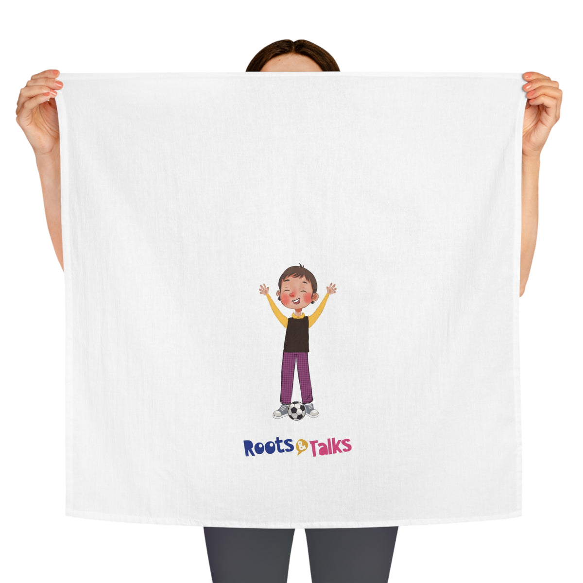 Gazi Character Cotton Tea Towel, Roots & Talks - product photo 3