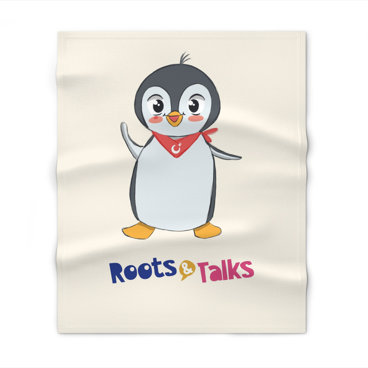 Pingucan Penguin Throw Blanket, Roots & Talks - product photo 1