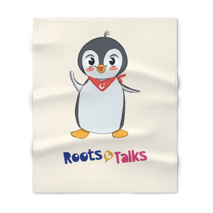 Pingucan Penguin Throw Blanket, Roots & Talks - product photo 1